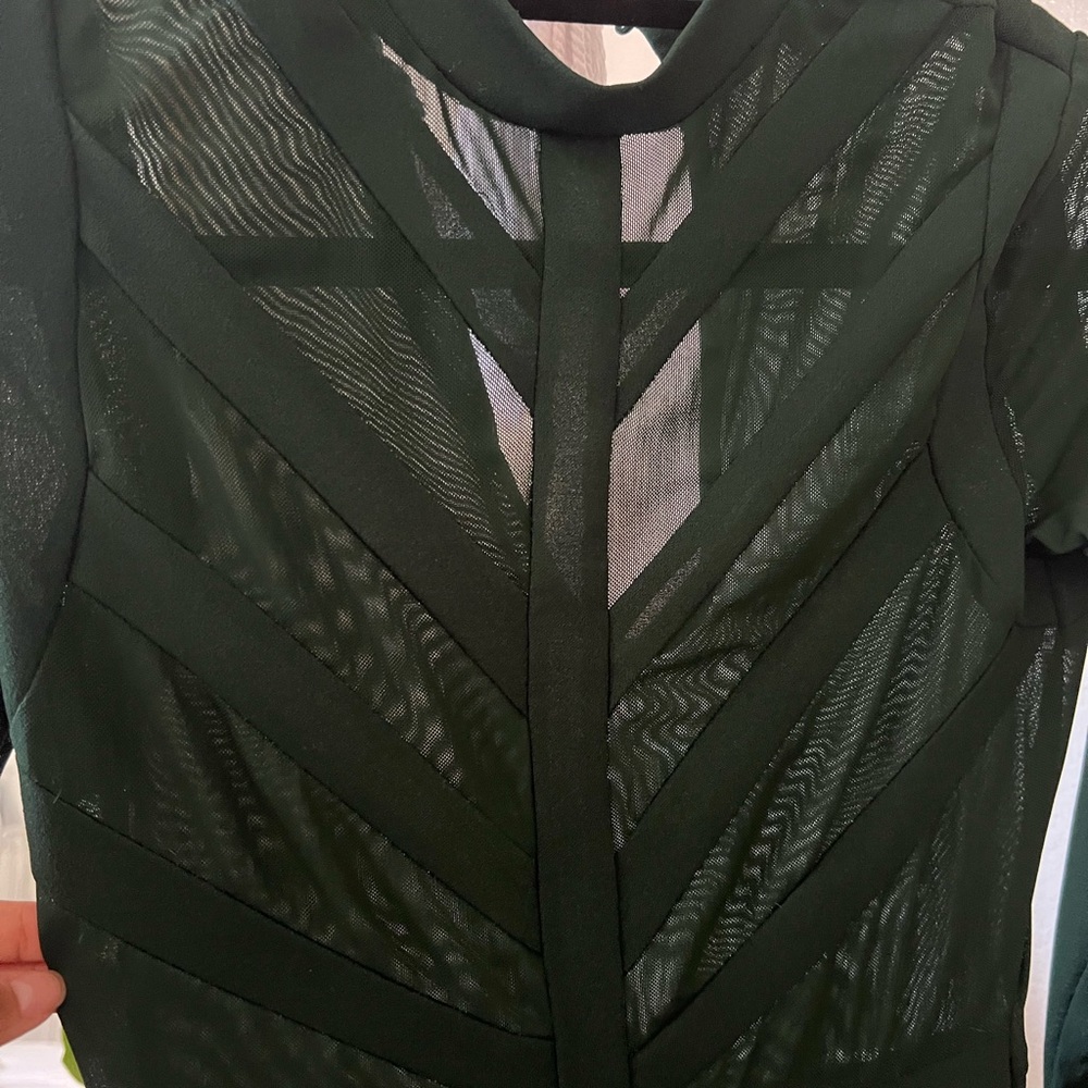 evergreen mini dress